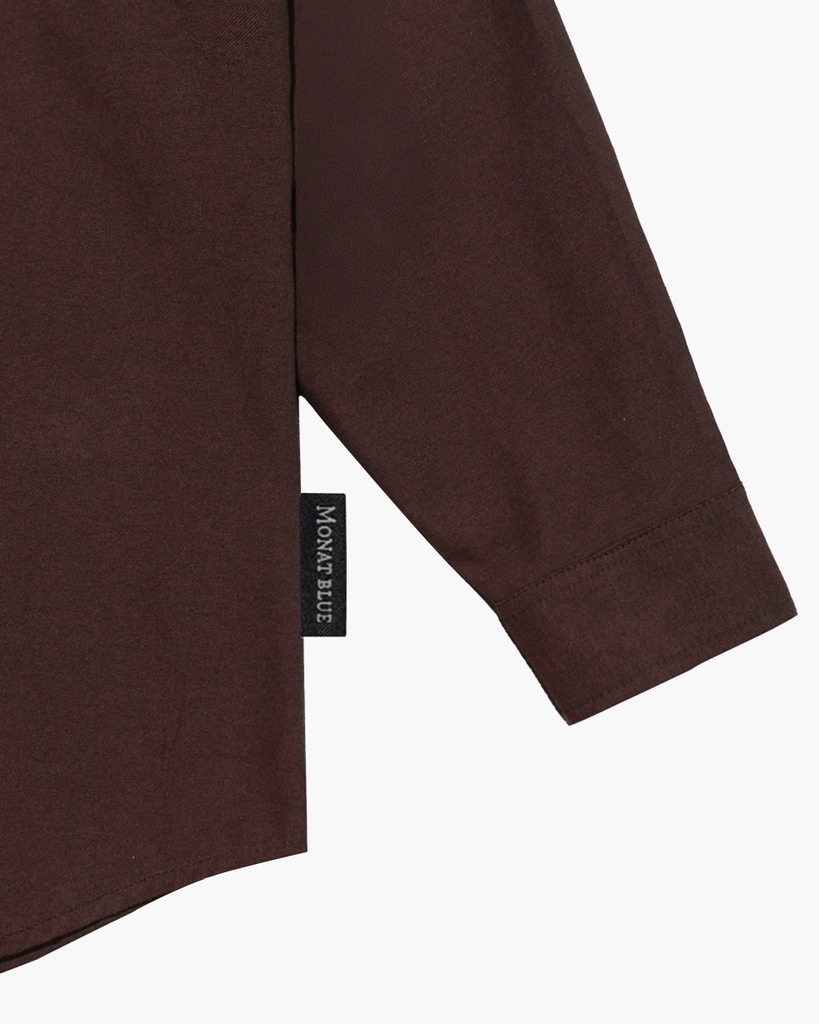 Áo sơ mi tay dài Oxford Choco Signature