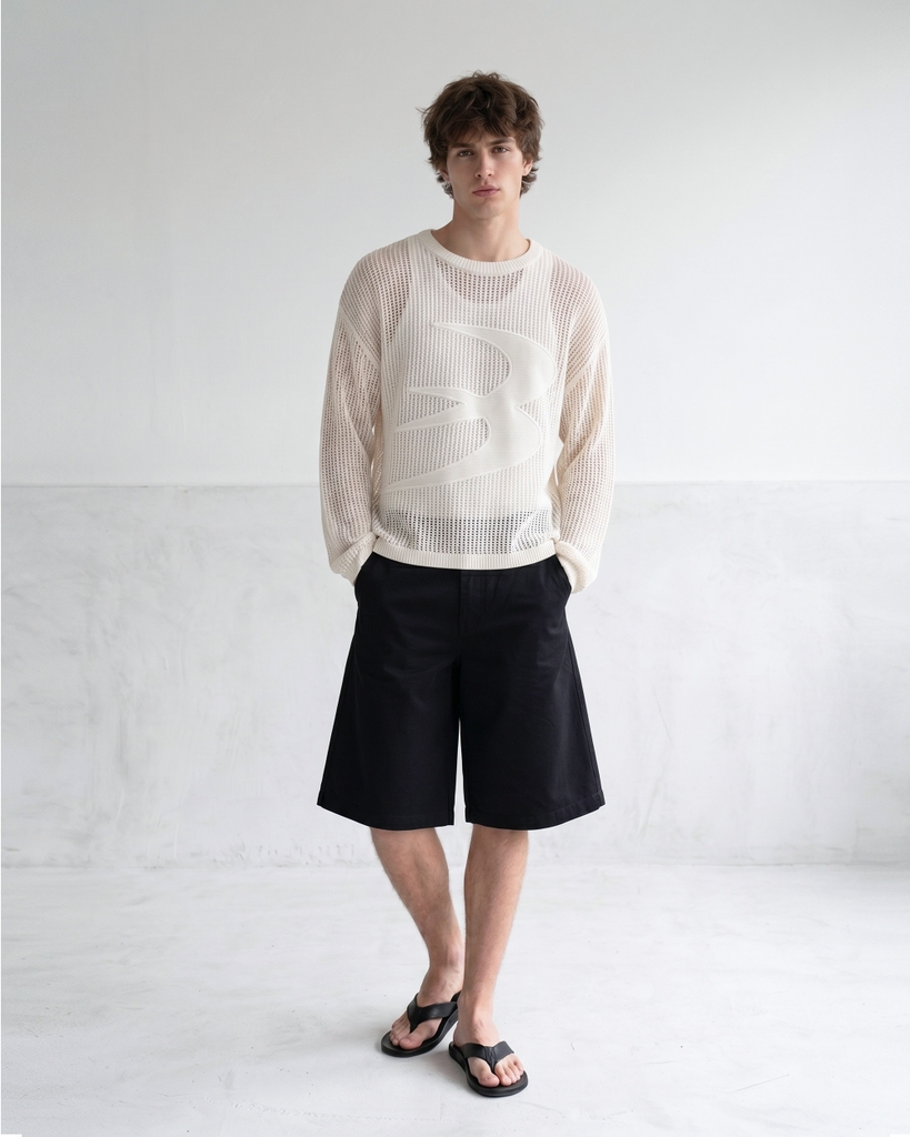 Áo Lưới Knit Waffle