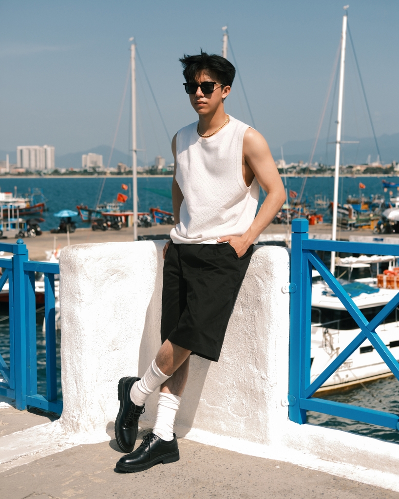Áo Ba lỗ Len Lattice Knit Tank
