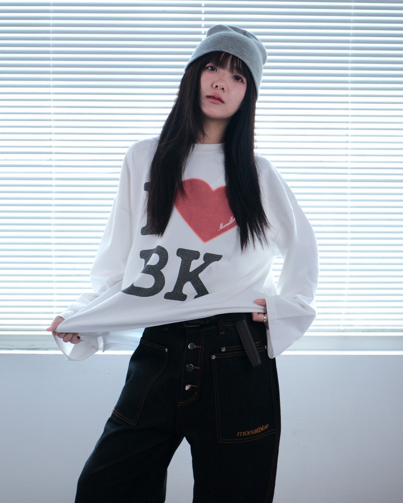 Áo thun tay dài I LOVE BK