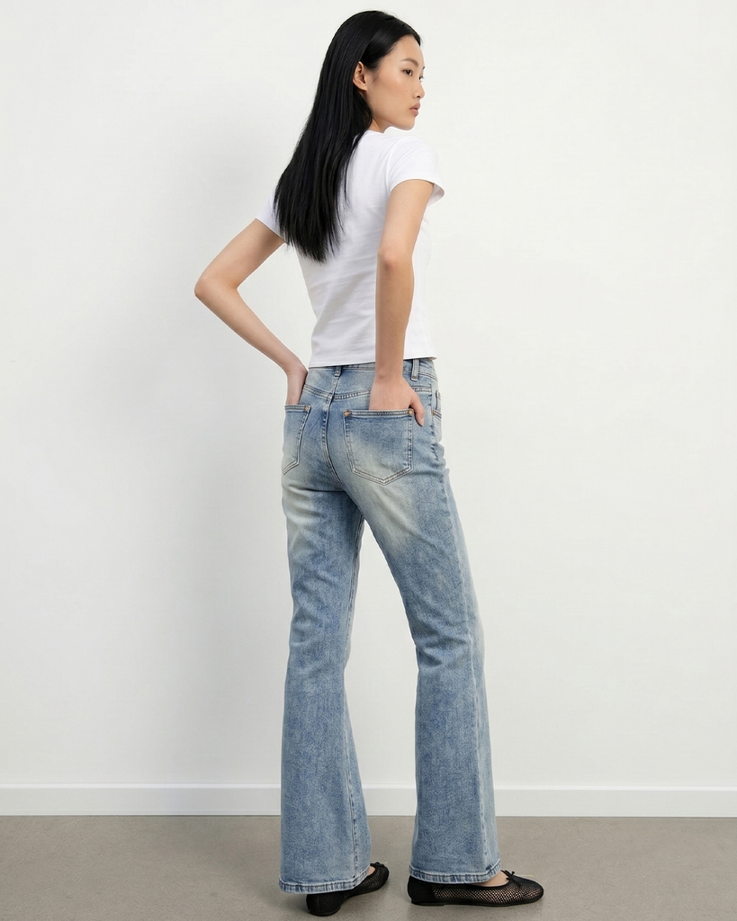 Quần jean ống loe Flare Jeans - preorder