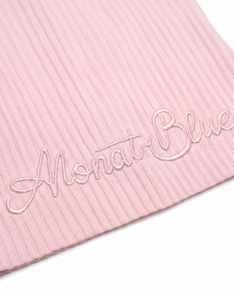 Áo thun Heart-Embroidered Polo Tanktop