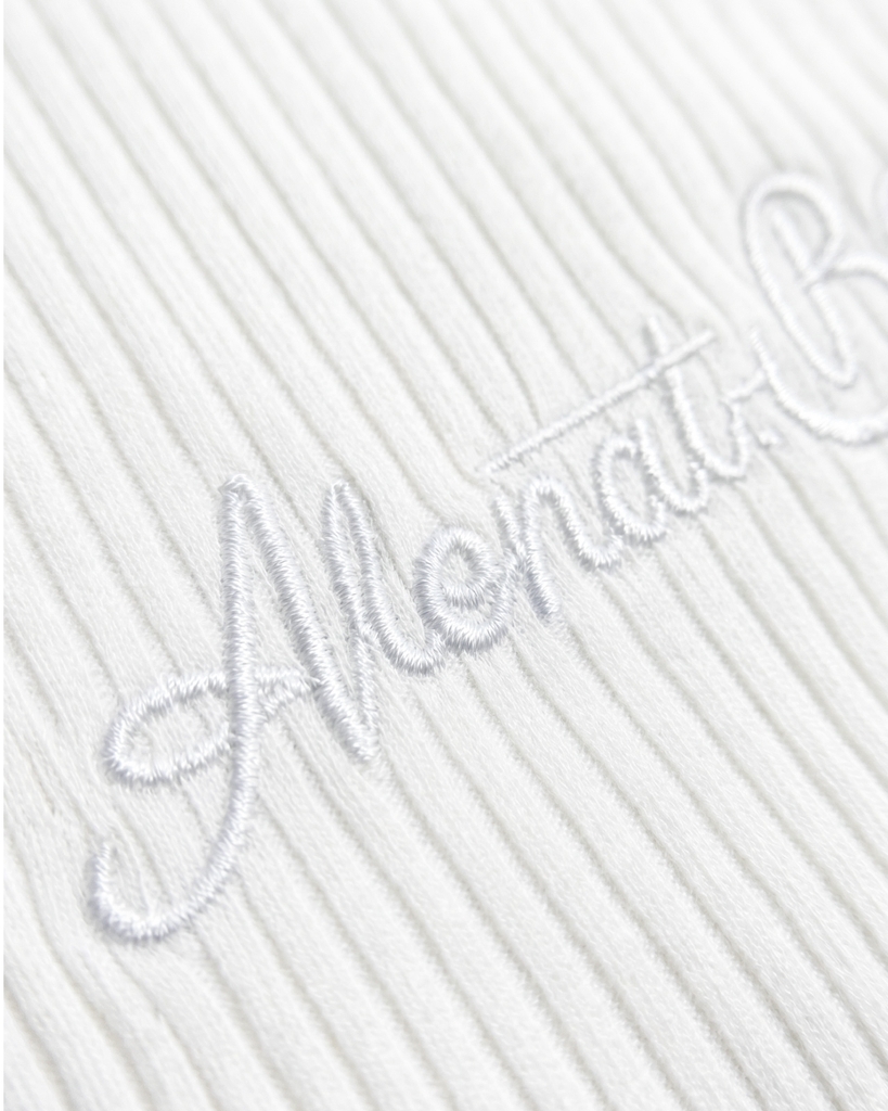 Áo thun Heart-Embroidered Polo Tanktop