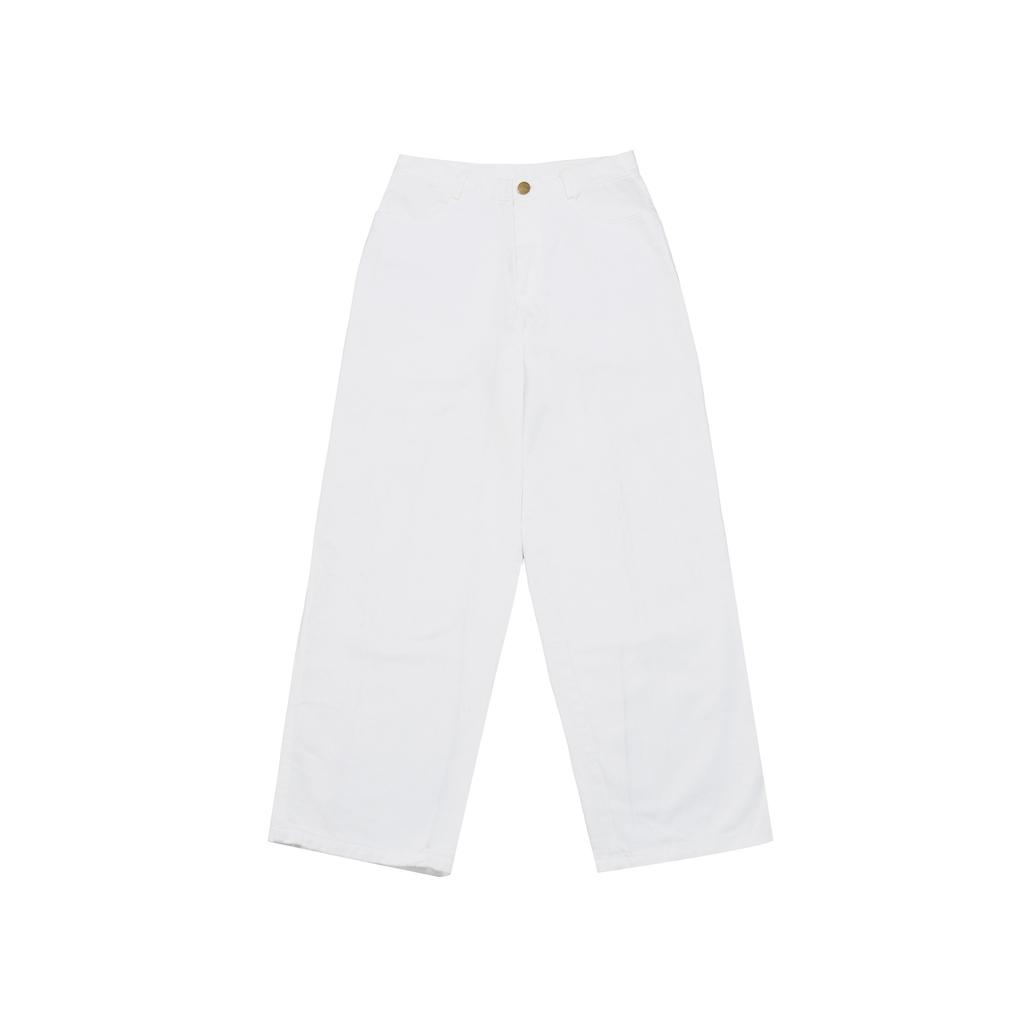 Quần Jean ống suông rộng Printed pocket