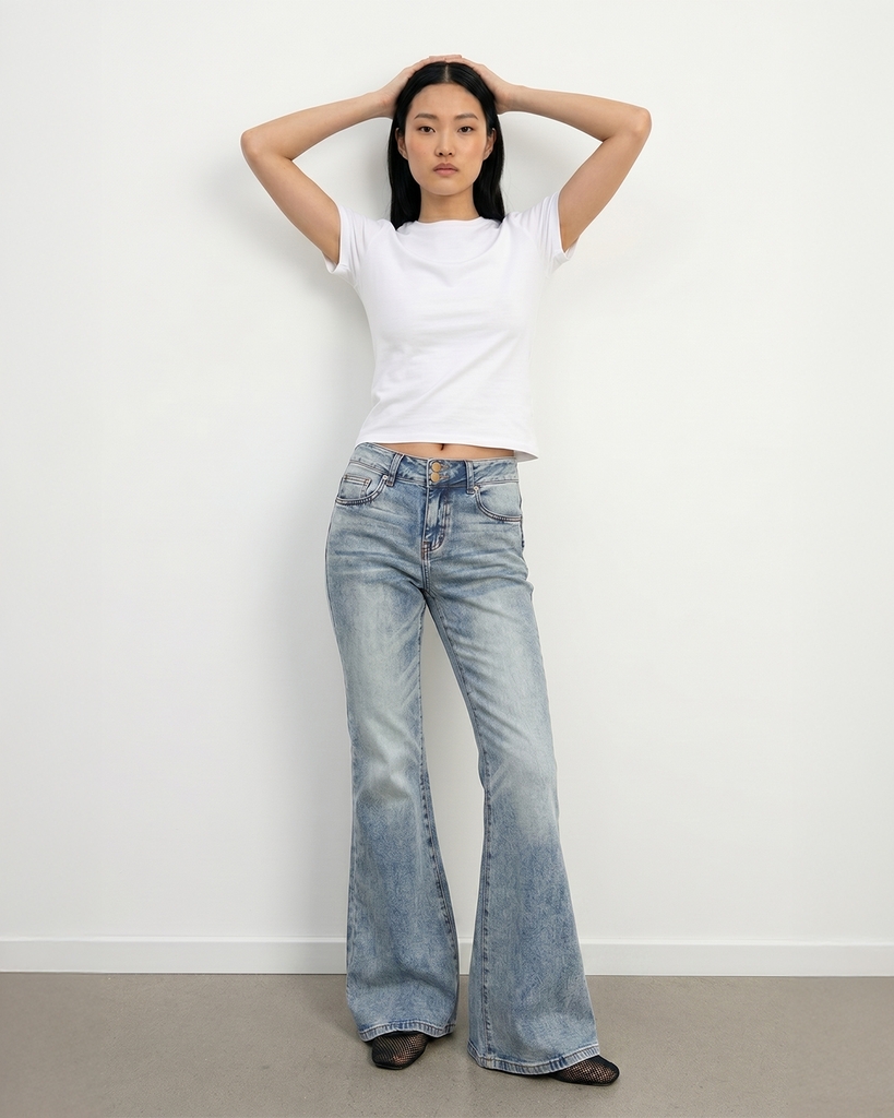 Quần jean ống loe Flare Jeans - preorder