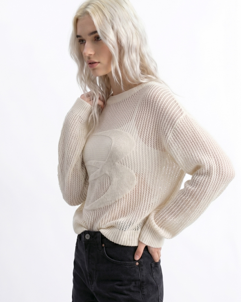 Áo Lưới Knit Waffle