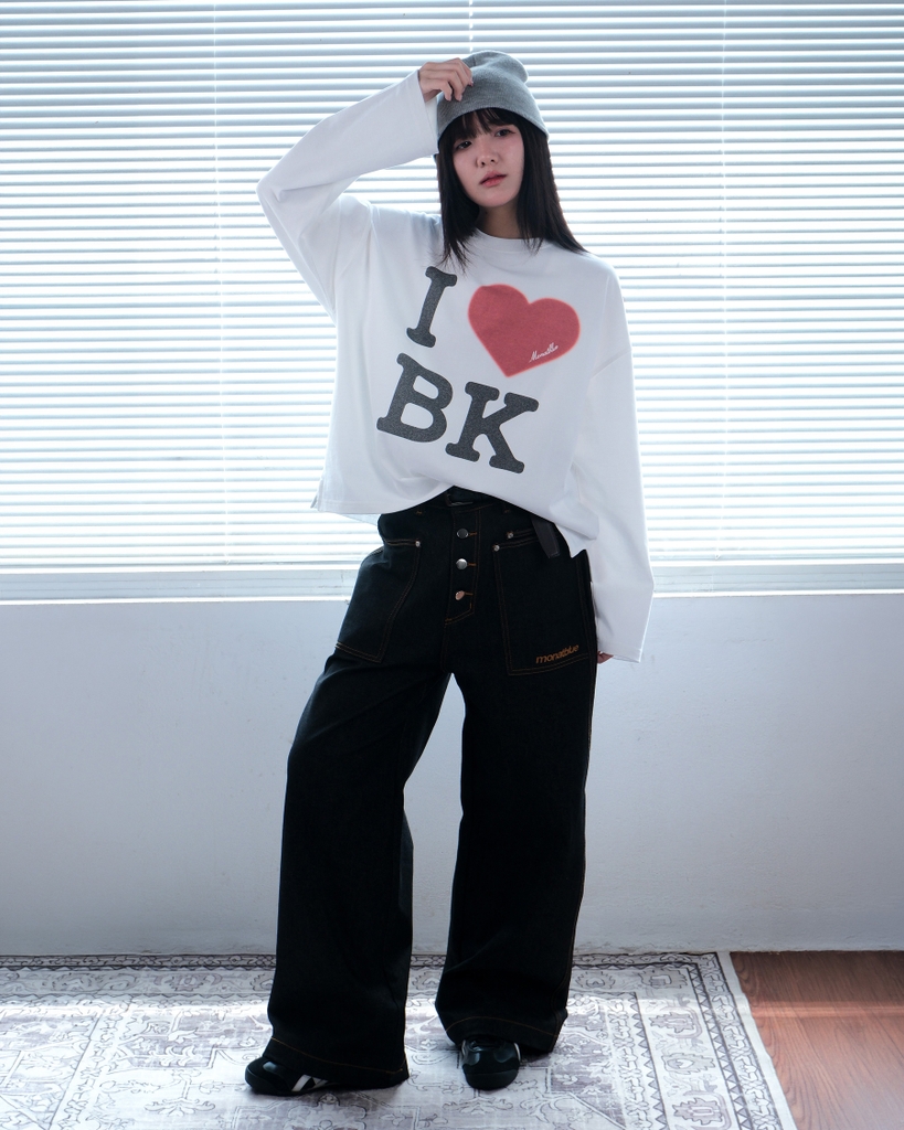 Áo thun tay dài I LOVE BK