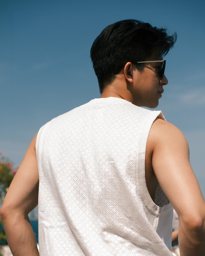 Áo Ba lỗ Len Lattice Knit Tank