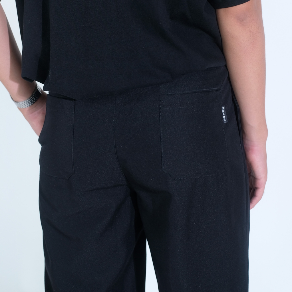 Widen kaki pants - Quần kaki ống rộng xếp ly