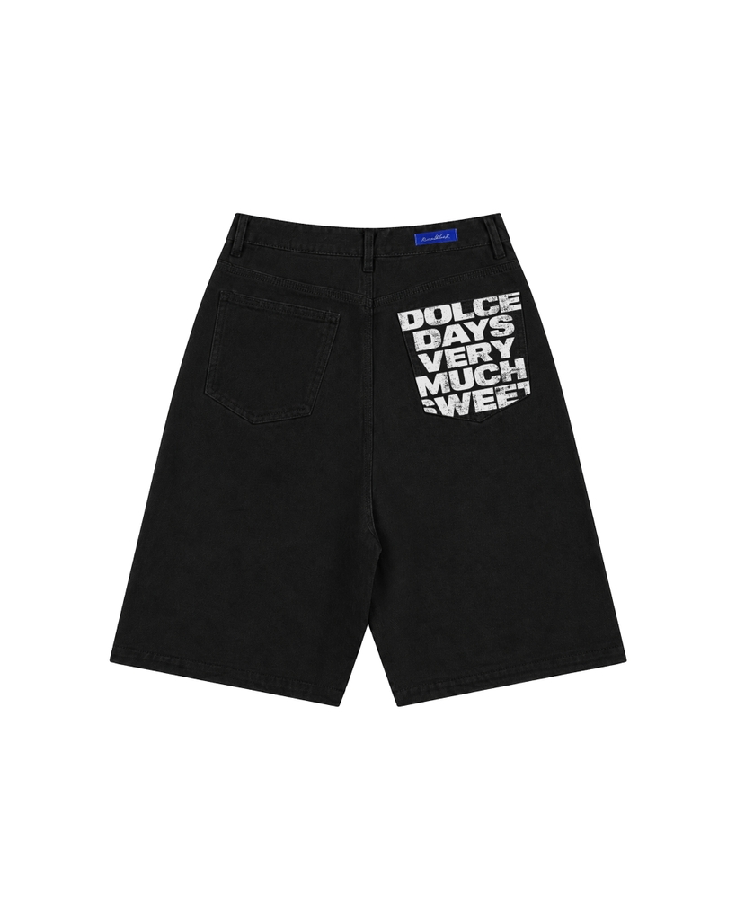 Quần short Denim Dolciente Black