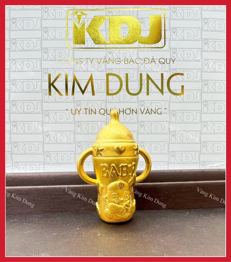 Bình sữa vàng 24k bản vị 0.5 chỉ