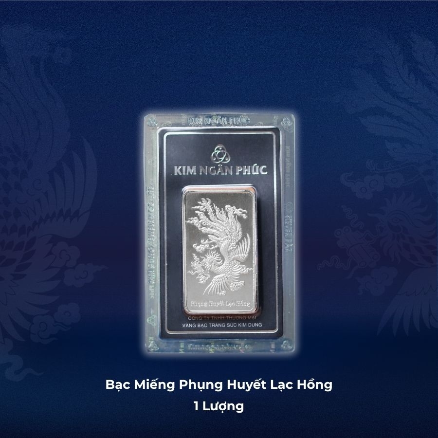Bạc Miếng Phụng Huyết Lạc Hồng - 1 Lượng