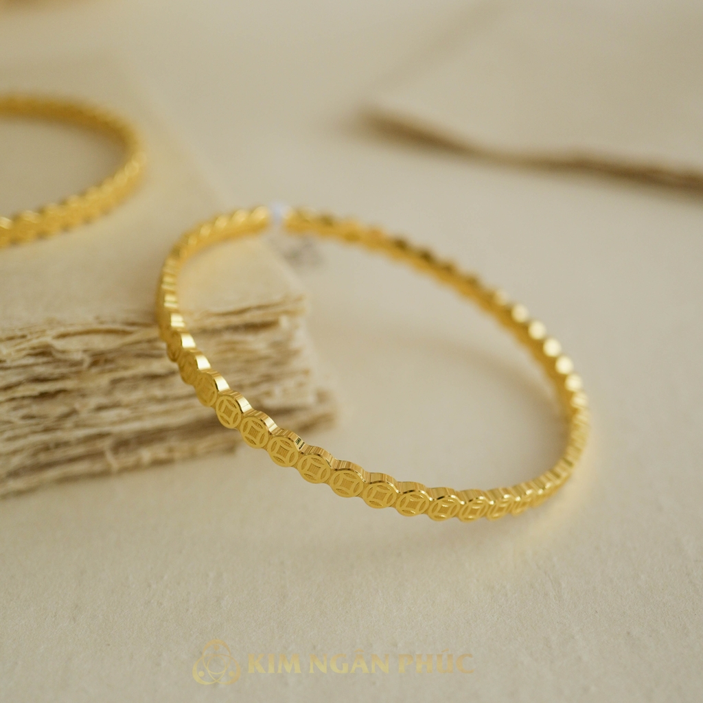Lắc Tay Kim Tiền 24K