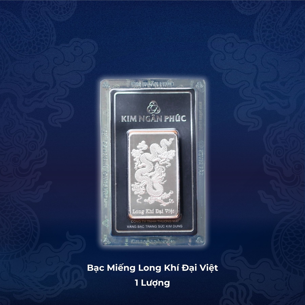 Bạc Miếng Long Khí Đại Việt - 1 Lượng