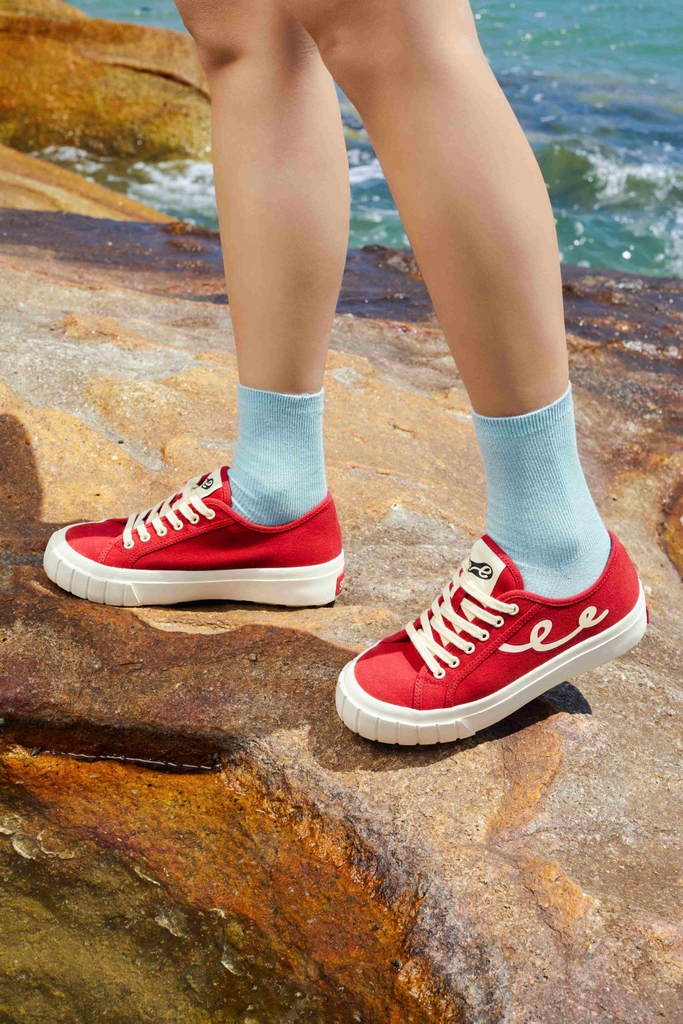 GEN E COLLECTION LOW TOP - RED CHERRY - WOMEN