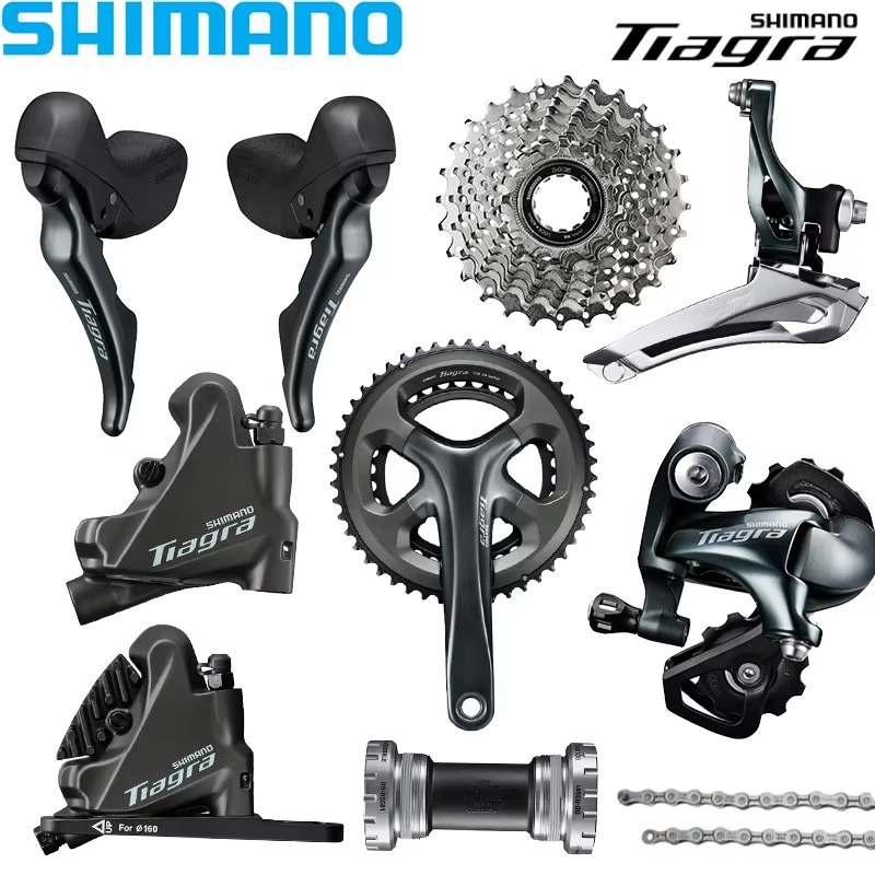 Road Bike Shimano Tiagra Hydraulic Disc Shimano TIAGRA ST-4720+BR