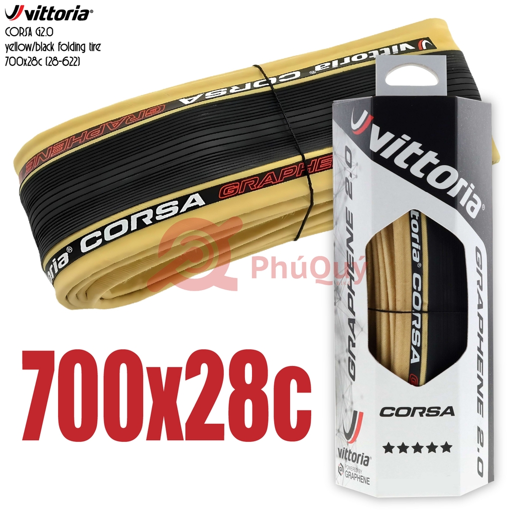 パーツ Vittoria Corsa Graphene 2.0 700x28C Vittoria Corsa Graphene 2.0 - Cicli Berlinetta