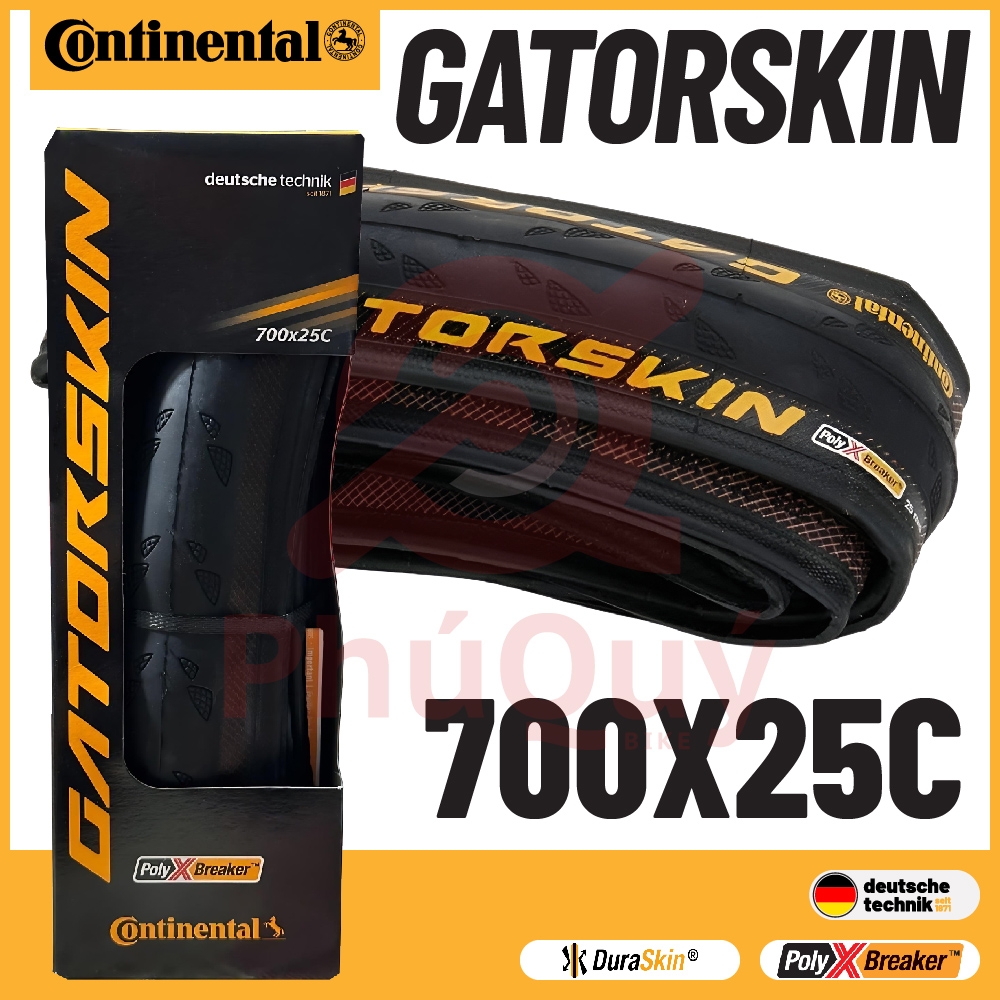 Vỏ Gấp Chống Đinh 700x25c Continental Gatorskin