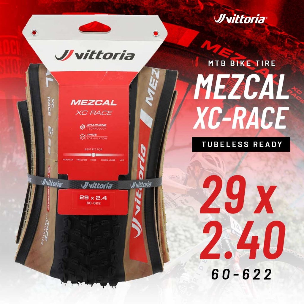 Vỏ Vittoria 29x2.4 Mezcal ll XC-RACE ĐEN - NÂU (VAT)