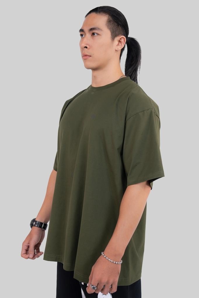 Áo Thun Thể Thao 4 Chiều Love & Fit - Xanh Olive