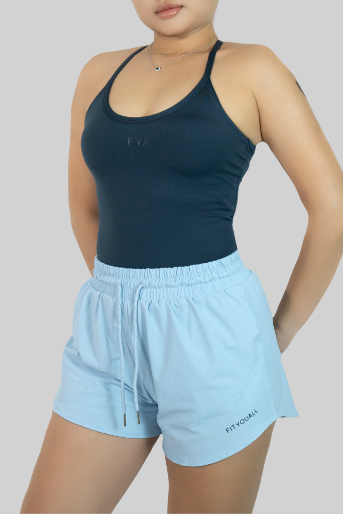 Áo Tank Top Shelf Bra ANYWEAR - Xanh Than