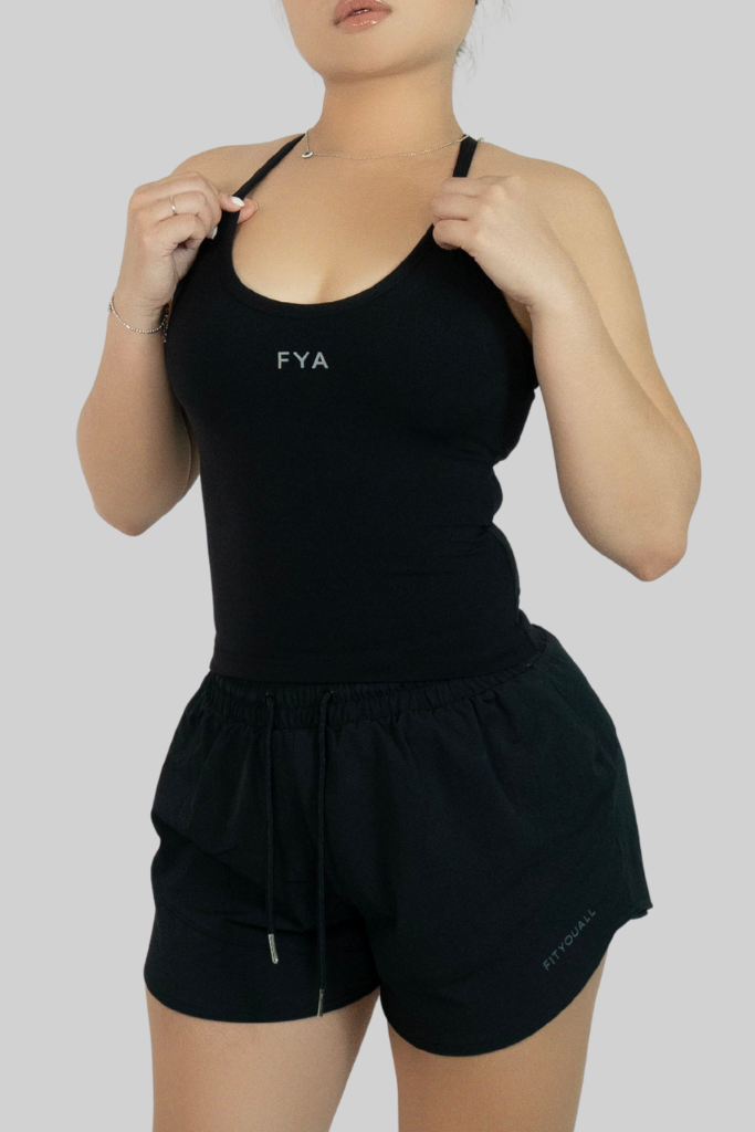 Áo Tank Top Shelf Bra ANYWEAR - Đen