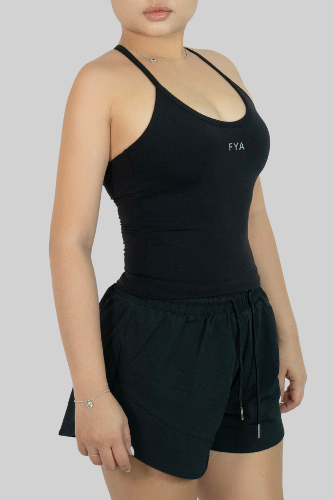 Áo Tank Top Shelf Bra ANYWEAR - Đen