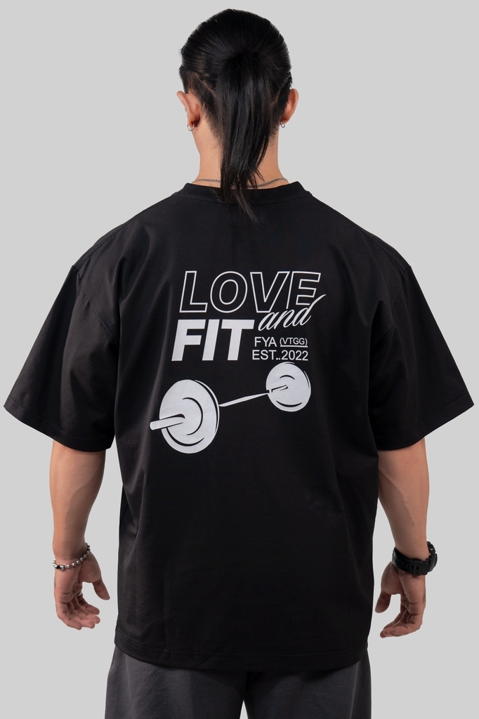 Áo Thun Thể Thao 4 Chiều Love & Fit - Đen