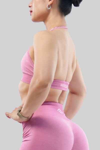 Áo Halter Bra EMPOWHER SEAMLESS - Sachet Pink