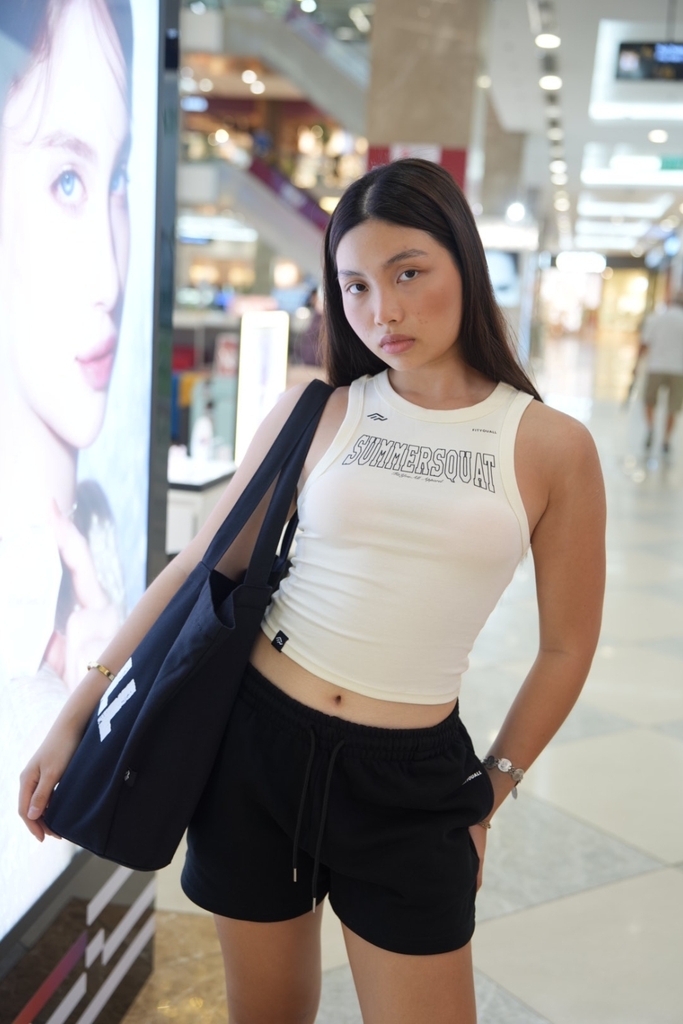 Áo Tank Top SUMMERSQUAT - Kem