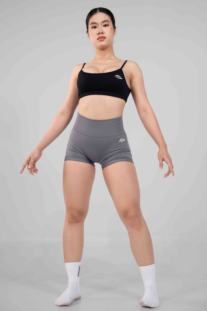 Quần Biker Shorts Seed - Light gray