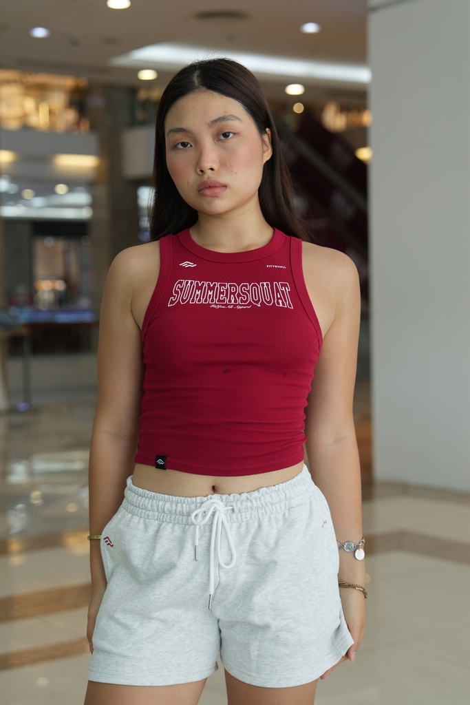 Áo Tank Top SUMMERSQUAT - Đỏ
