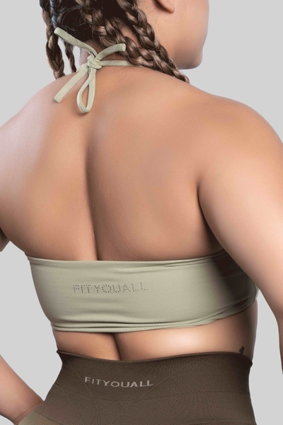 Áo Bandeau LOTUS - Grayish Yellow