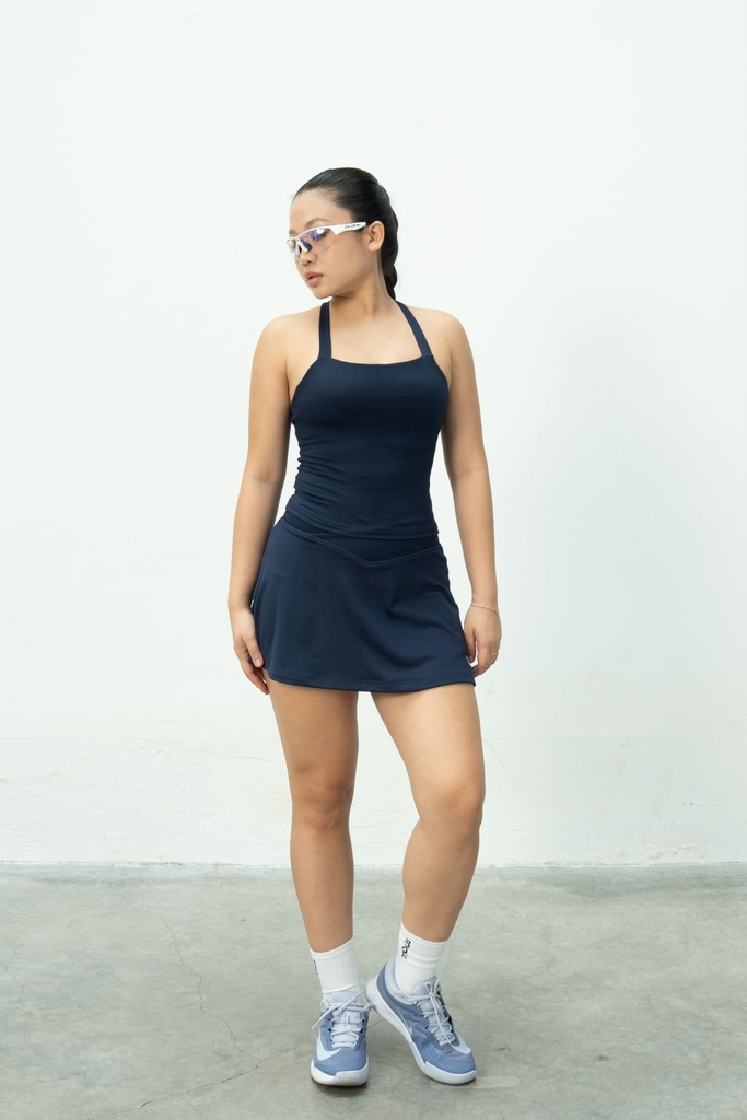 Set Đồ Thể Thao Pickleball ROLLIN' COLLECTION - Xanh Đậm