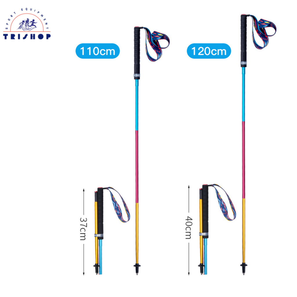 Gậy Chạy Trail Carbon và Hợp Kim Nhôm Aonijie E4201