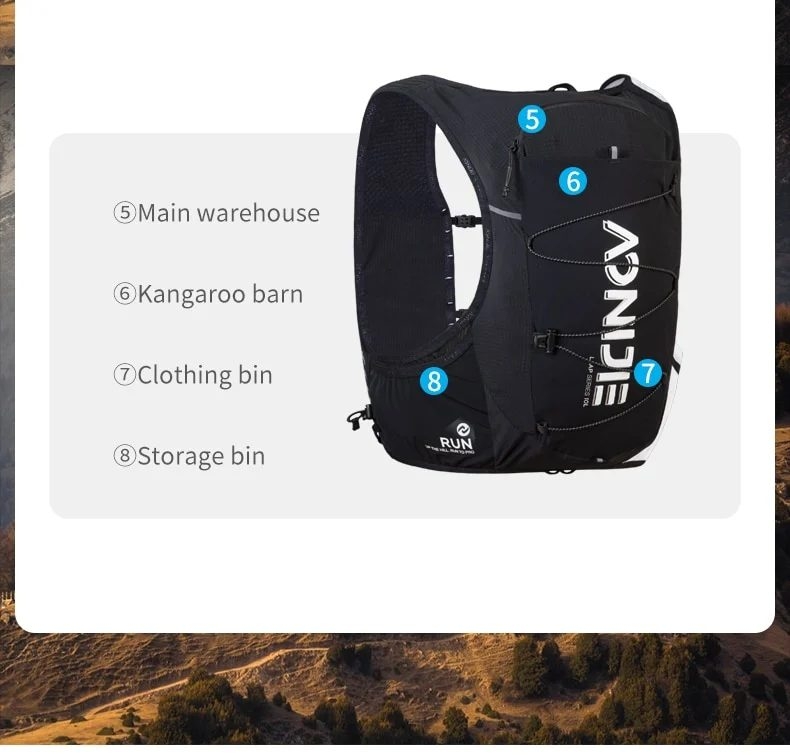 Vest/Balo nước Aonijie C9116 - dung tích 10L