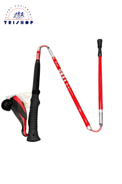 Gậy chạy địa hình gấp gon 3 khúc chất liệu Carbon Original