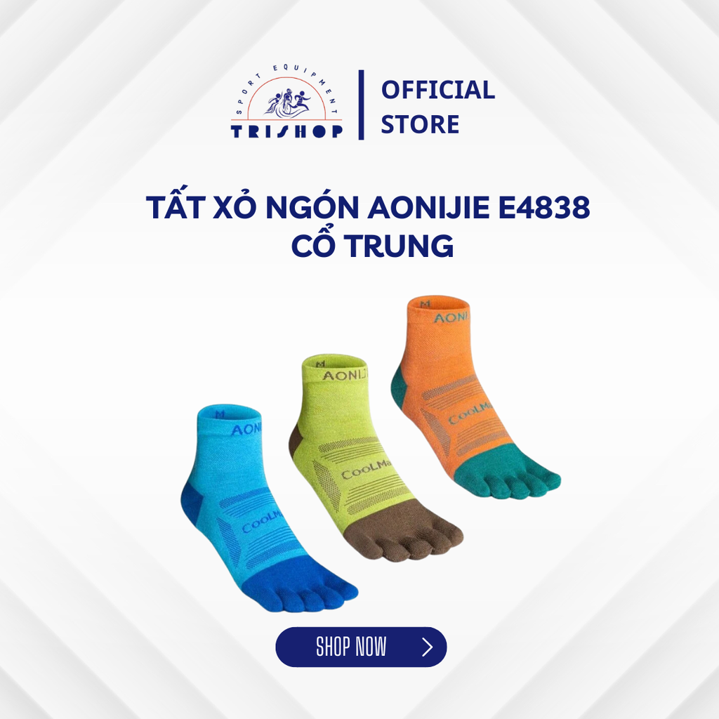 Tất 5 ngón Aonijie cổ cao E4838