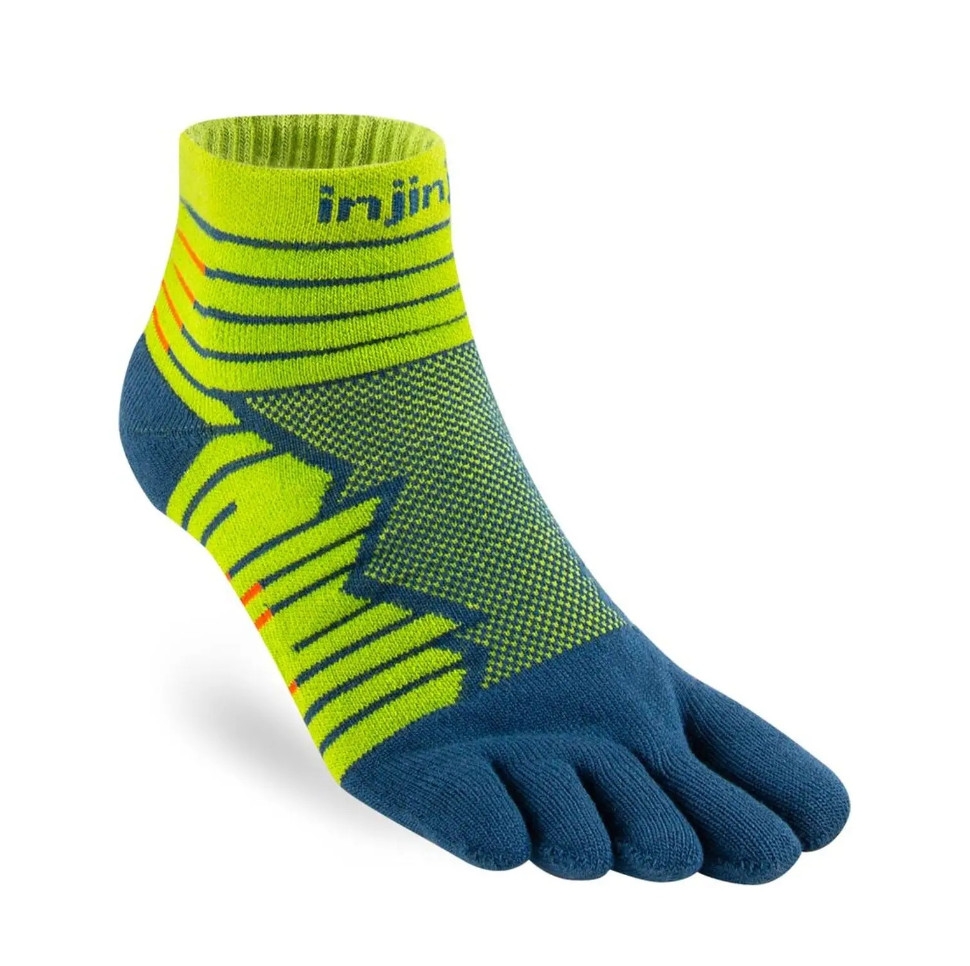 Tất xỏ ngón chạy bộ Inijinji Ultra Run Mini-Crew