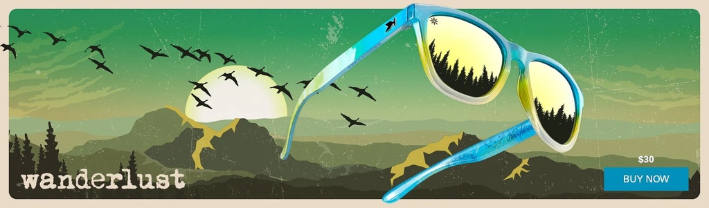 Kính chạy bộ Knockaround  - Premiums Sport - Wanderlust - Limited Edition