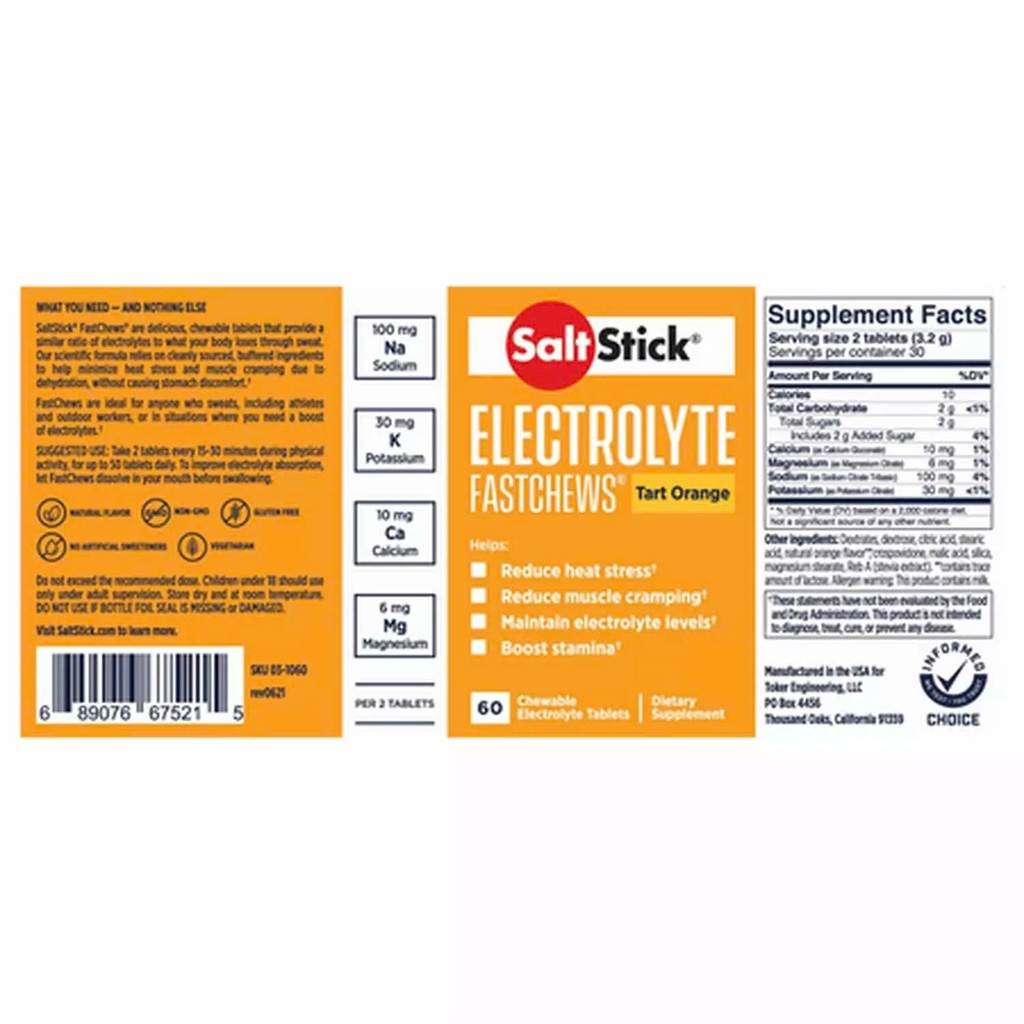 Viên Kẹo Nhai Bổ Sung Điện Giải SaltStick FastChews