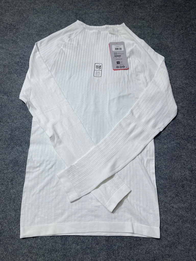 Áo chạy trail T-shirt Compressport 3D Thermo 50gram - Dài tay