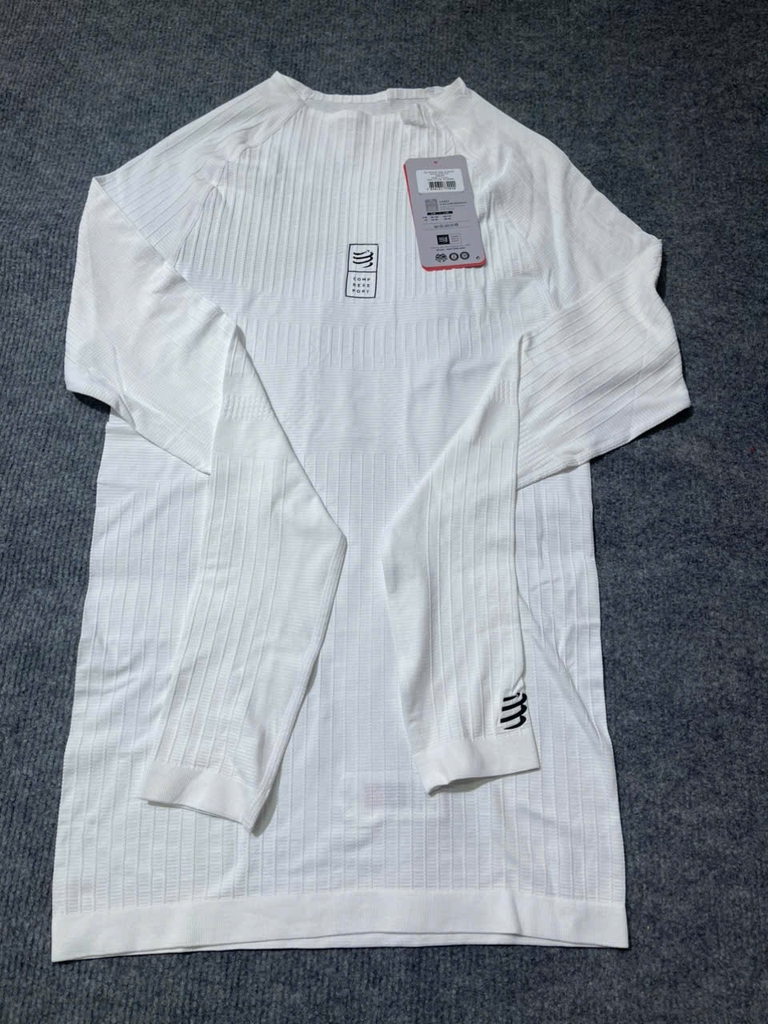 Áo chạy trail T-shirt Compressport 3D Thermo 50gram - Dài tay