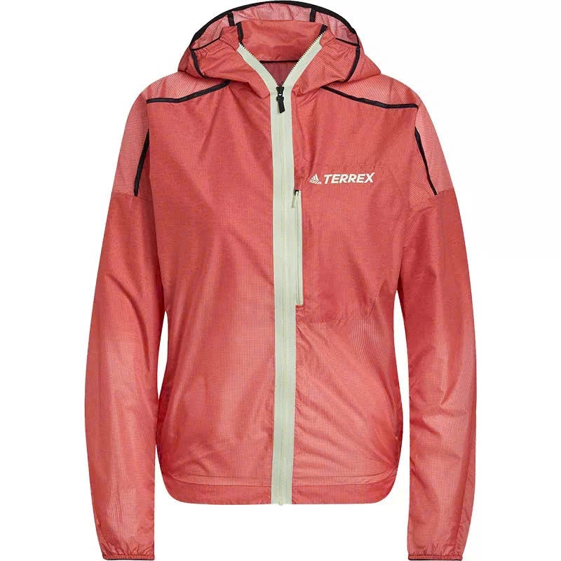 Áo khoác chạy trail Nữ Adidas Terrex H11745 - Màu Cam