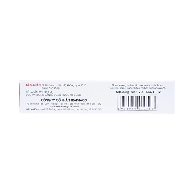 Kem bôi da Levigatus Traphaco điều trị mụn trứng cá, mụn mủ, vết thương nông, trầy da (20g)