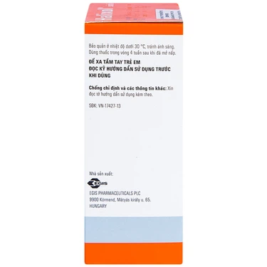 Siro Halixol 15mg/5ml điều trị hen phế quản và viêm phế quản (100ml)