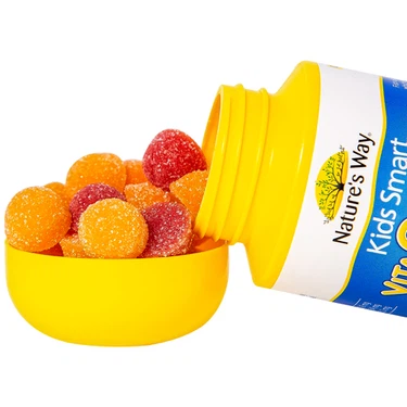 Viên nhai Nature's Way Kids Smart Vita Gummies Omega-3 DHA Fish Oil hỗ trợ tăng cường sức khỏe (60 viên)