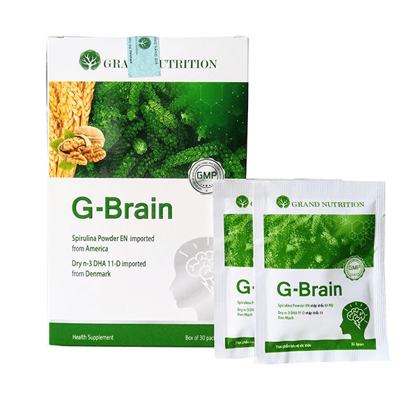 Cốm Trí Não G-Brain phát triển trí não, tăng cường hệ miễn dịch