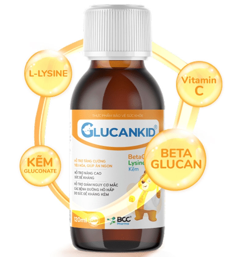 Glucankid: hỗ trợ tăng cường tiêu hóa, ăn ngon, nâng cao sức đề kháng