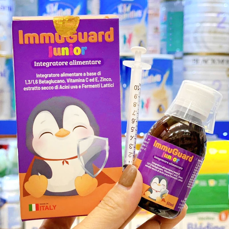 Immuguard Junior: hỗ trợ tăng cường sức đề kháng, kích thích ăn ngon